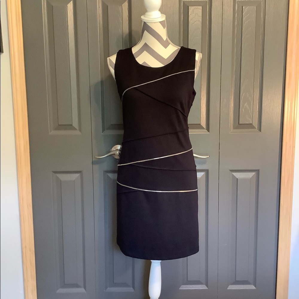 Michael Kors Collection Dark Navy Blue Sheath Dress